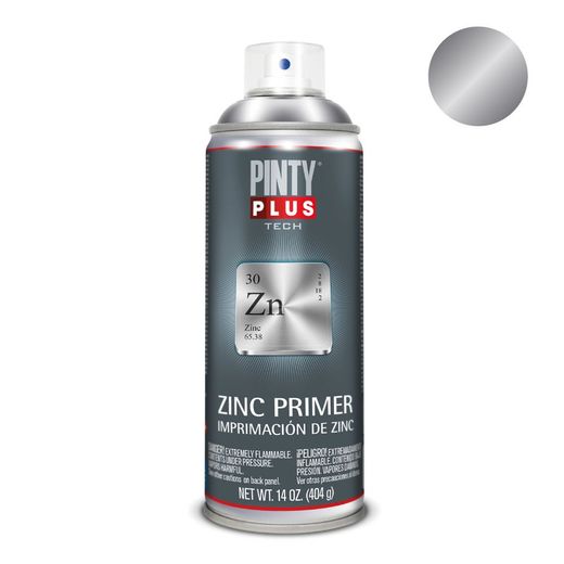Peinture en aérosol Pintyplus Tech Zinc Galvanique 520cc Z169