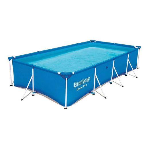 Piscina com estrutura para piscina 400x211x81cm Pvc Bestway 56405cb