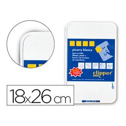 Pizarra Blanca Clipper Pequeña 18x26cm Con Rotulador