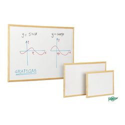 Quadro Branco com Moldura de Madeira 40x60cm Faibo