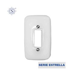 Placa 1 elemento pequeña serie estrella solera