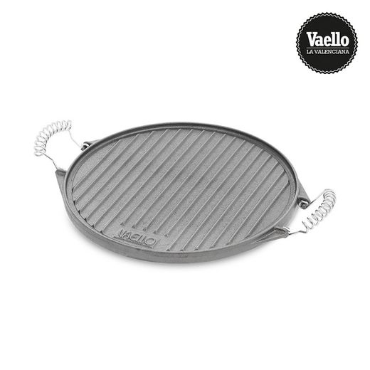 Assiette ronde en fonte Ø32cm. Vaello