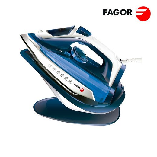 Fer Sans Fil 2 En 1 Avec Base 2600w Bleu Fagor 16x32.5x26.5cm