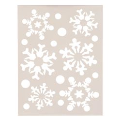 Gabarit amovible design flocon de neige 21x30cm