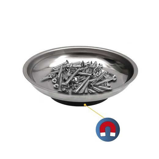 Plaque magnétique 10,5 cm en acier inoxydable