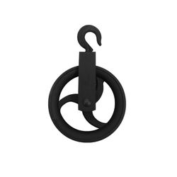 Polia de poço preto 180 mm