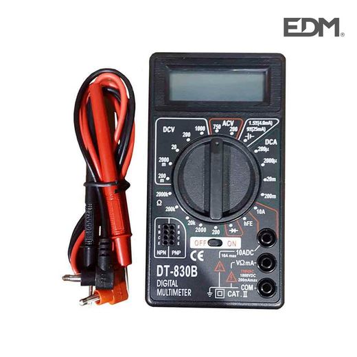 Polimetro digital económico edm