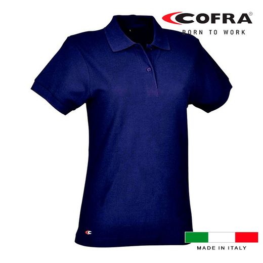Polo Mulher Gizé Azul Marinho Cofra Tamanho M