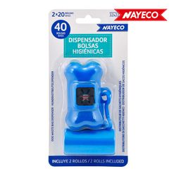 Porta Sacos + 2 Rolos de 20 Sacos Cores Sortidas