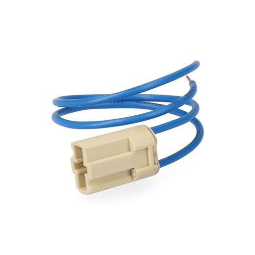 Portalamparas 250 v base g-9 10 cm. Cable retractilado