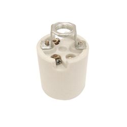 Suporte de lâmpada de cerâmica e27 com ponte de substituição para pingentes vintage