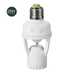 Porta-lâmpada crepuscular com sensor de presença 360º e27 máx. 60w edm
