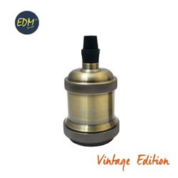Suporte da lâmpada, edição vintage ouro novo e27 (máx. 60w)
