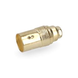 Embalagem e-14 edm do suporte da lâmpada em ferro de latão