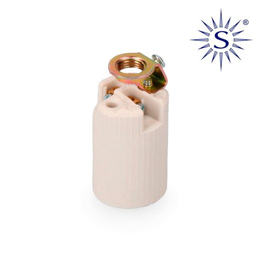 Douille en porcelaine e-14 solera
