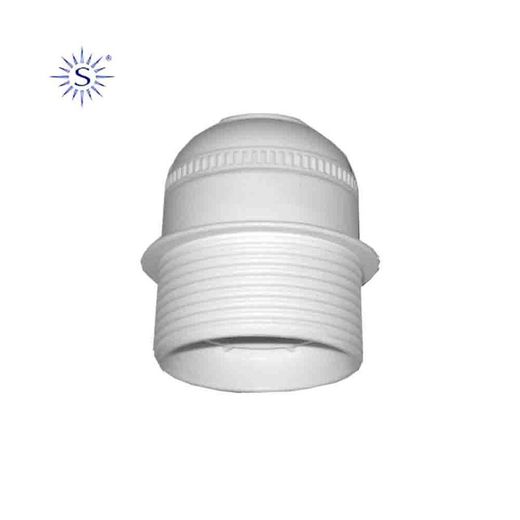 Suporte da lâmpada semi-roscado branco e-27 solera