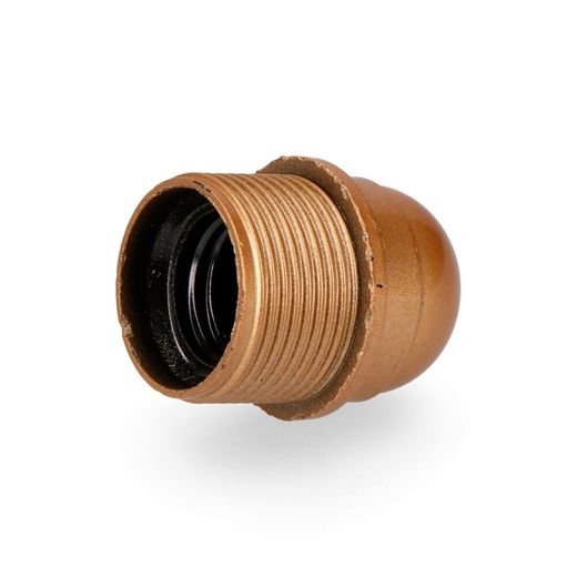 Porta-lâmpada semi-roscado e-27 ouro
