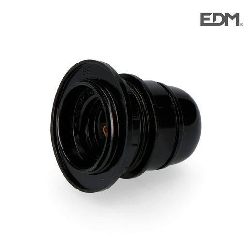 Suporte de lâmpada semi-roscado E-27 + lavadora de embalagens edm preta