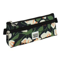 Portatodo Jessica Nielsen 19 Flores Verde-Crema
