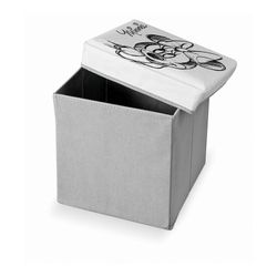 Pufe l minnie com armazenamento 30x30x30cm