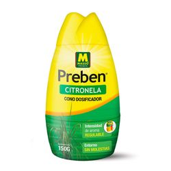 Dispensador Preben Gel Citronela Cone 231658 Masso
