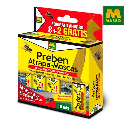 Preben strip fly catcher 10 unidades massó