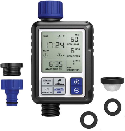 Programador de irrigação digital "Full - Vision" Aqua Control