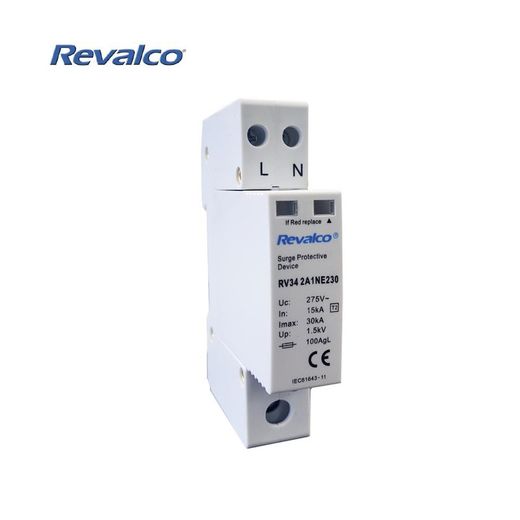 Parafoudre 1p + n 30ka 275v transitoire 1 module