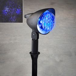 Projetor led floco de neve branco ip44 31x8x9cm