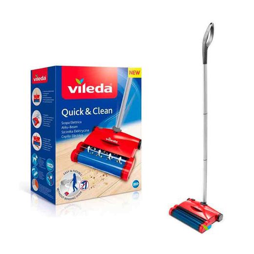 Vassoura elétrica rápida e limpa 153035 vileda
