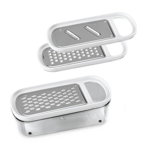 Ralador Com Recipiente 3 Em 1 'Rap-Box' 21cm Metaltex