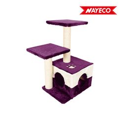 Poste para arranhar Savanna Night Lilás 43x33x68cm Nayeco