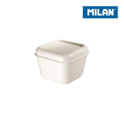 Bac alimentaire carré 0.33l couvercle blanc milan