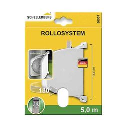 Recogedor exterior abatible 28x159x120mm blanco giratorio 180º