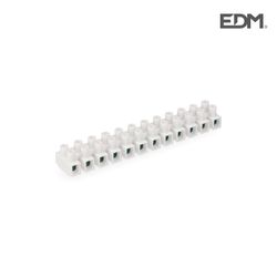 Regleta conexion 10 mm homologada blanca retractilada edm