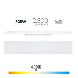 Fita Led 25w 4000k Luz Natural 2500lm 12x60x4,5cm Edm
