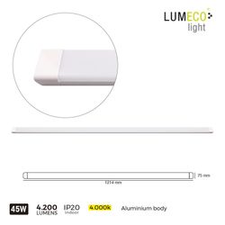 tira led 45w 4200 lúmen 4.000k 120cm lumeco
