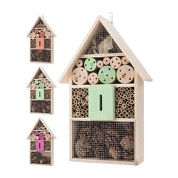 régulateur antiparasitaire (hôtel pour insectes) xl 31,5x10,5x48cm couleurs assorties