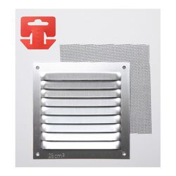 Grille c/mosq alun 0.6 naturel 100x100mm (g)