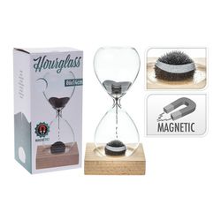reloj de arena magnetico