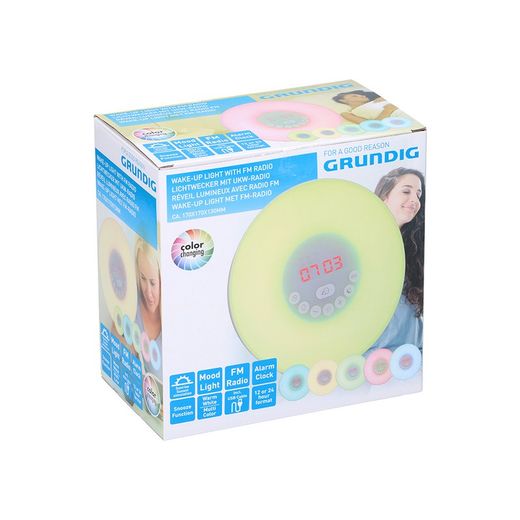 Radio-réveil à led Grundig avec lumière