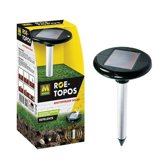 Repelente solar para toupeiras