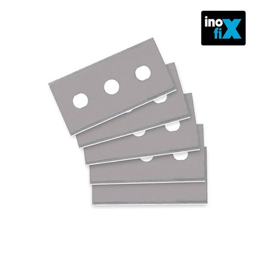 Lames de remplacement pour grattoir à vitres (blister 5 unités) inofix