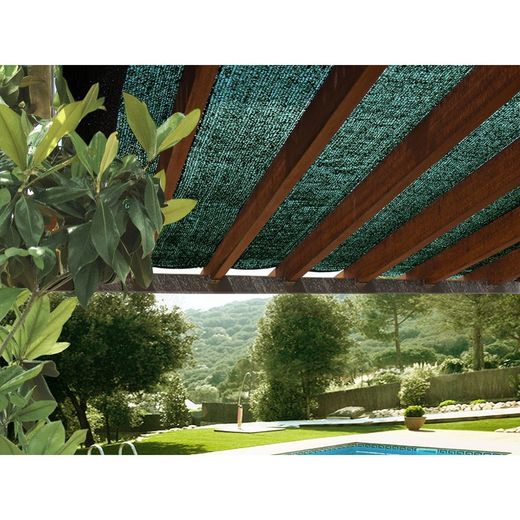 Rolo de malha de sombreamento. Cor Verde 70% 4x5m