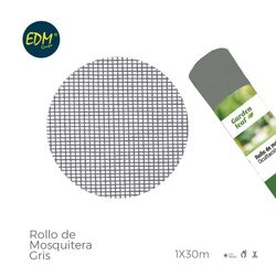 Rollo mosquitera gris 1x30mts