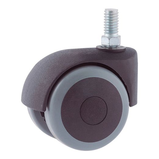 Roda com Ponta Rosca Ø50mm (Roda) Poliuretano Tpu Cr27680 Afo