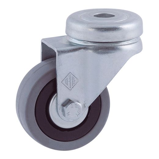 Axe de roue Ø50mm (Roue) Caoutchouc Gris Cr03091 Afo