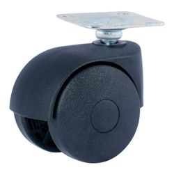 Roda de exposição Ø50mm (Roda) Polipropileno Preto Cr39220 Afo