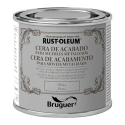 Cera para móveis com acabamento giz Rust-Oleum prata 0,125l 5397504 Bruguer