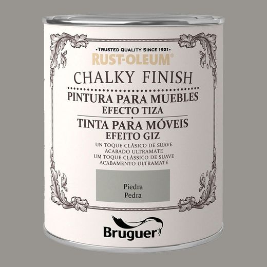 Móveis de pedra com acabamento giz Rust-Oleum 0,75l 5397555 Bruguer